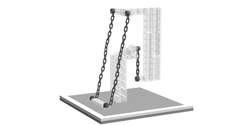 Lego Invisible Tensegrity.