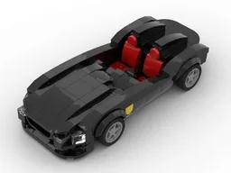 Prancing Horse Monza SP2 - Black - 8 Stud Speed Champions