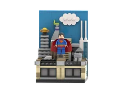 The Man of Steel in Metropolis