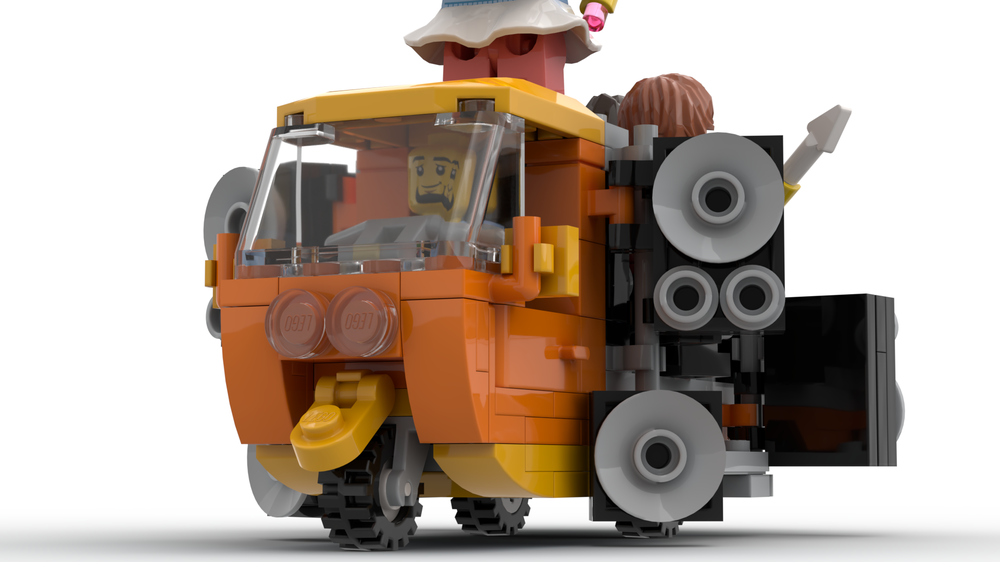 Lego Apecar travelling music concert