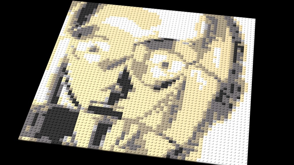 Lego C-3PO Mosaic