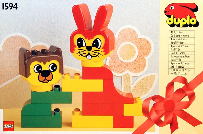 Lego Rabbit and Bear Friend