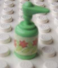 Lego Scala Accessories Bottle Pump with Flowers Pattern (Sticker) - Set 3117
