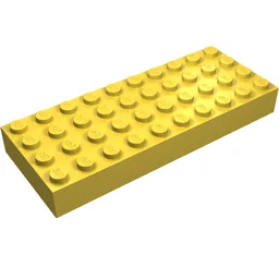 Brick 4 x 10 / Yellow