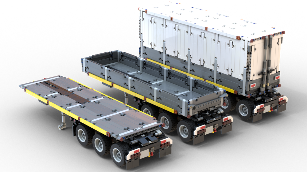 Lego Lead Semitrailers 3-in-1 pack for 42078 (Slider featured)