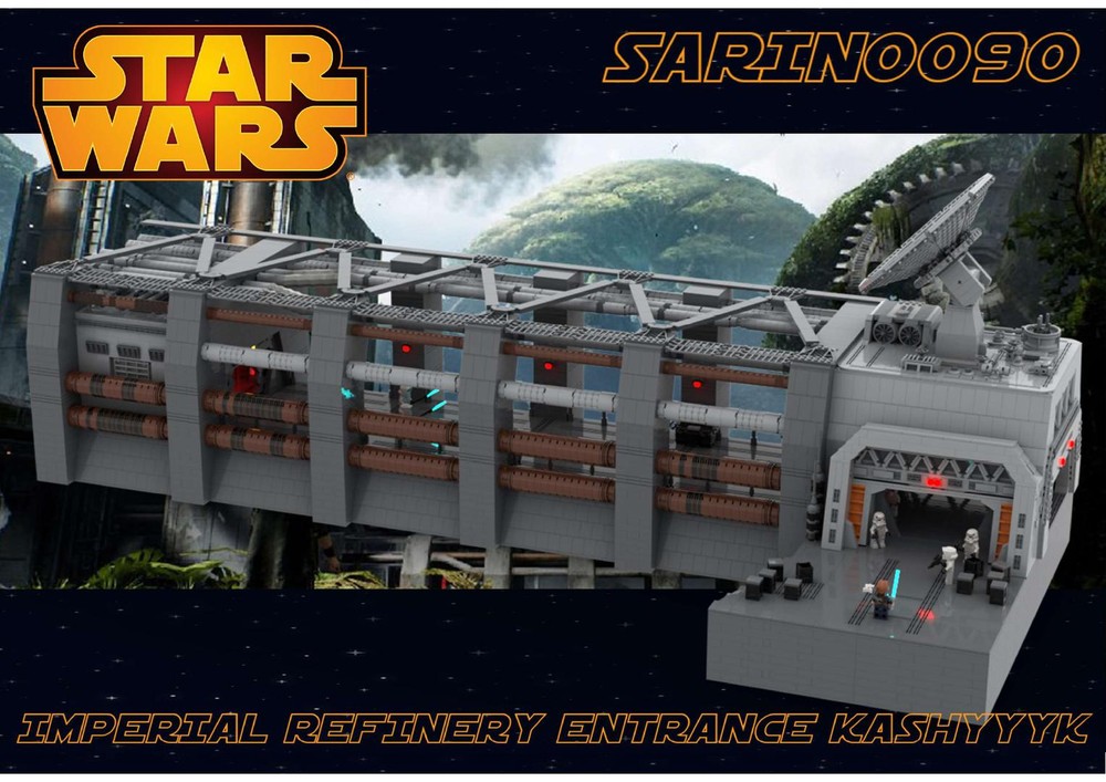 Lego SW - Imperial Refinery Entrance on Kashyyyk - Extended
