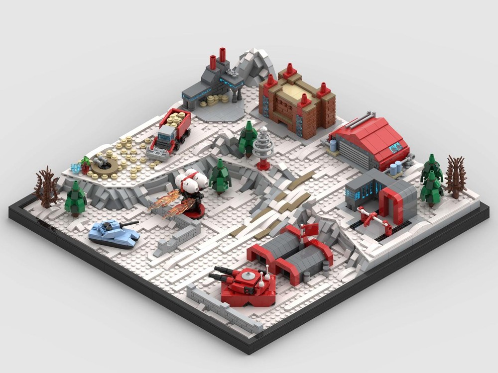 Lego Command & Conquer (C&C) Red Alert - Soviet Base