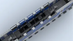 Double decker train carriage