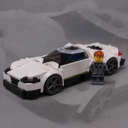 76900 White Supercar