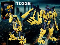 Dragon Megatron (Beast Wars) using set 10338 Bumblebee