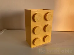2 x 3 Lego Brick Vase