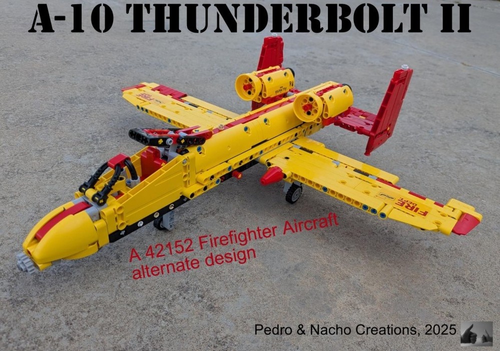 Lego A-10 Warthog (42152 Firefighter Aircraft)