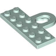 Plate Special 2 x 6 with Wall Mount Hook / Light Aqua