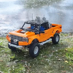 Terracotta Pickup Truck