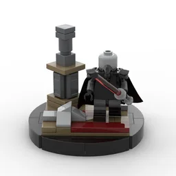 Darth Malgus' Sack of Coruscant Diorama