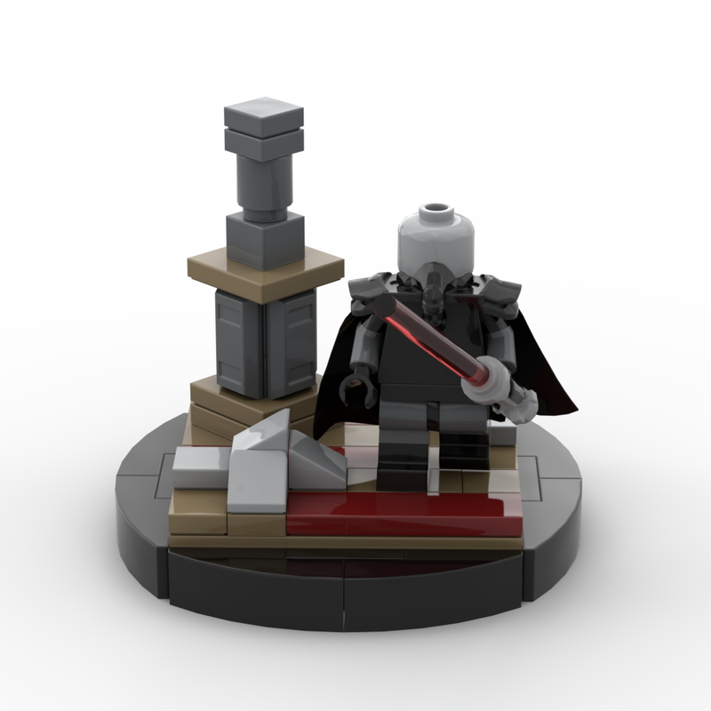 Lego Darth Malgus' Sack of Coruscant Diorama