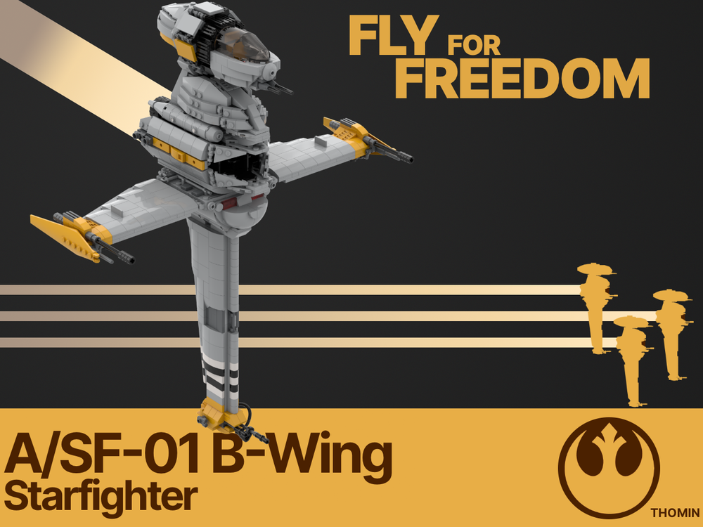 Lego A/SF-01 B-Wing Starfighter