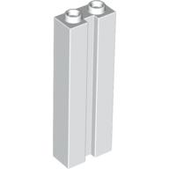 Lego Brick Special 1 x 2 x 5 with Groove / White