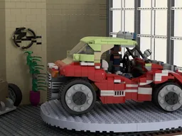 PUMA, Dune Buggy, on turnable stage