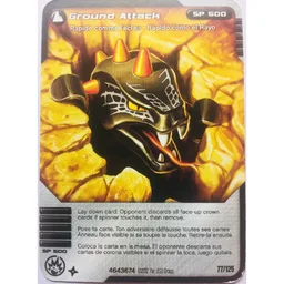 Trading Card, Ninjago Deck #2: 77 - Ground Attack - North American Version / [No Color/Any Color]