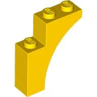 Brick Arch 1 x 3 x 3 [Gothic] / Yellow