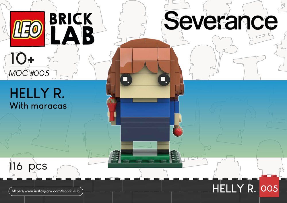 Lego Helly R. (Severance) _ BrickHeadz Style