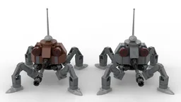 Dwarf Spider Droid Minifig Scale