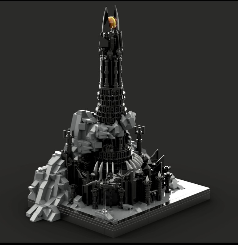 Lego Midi Scale Barad Dur moc