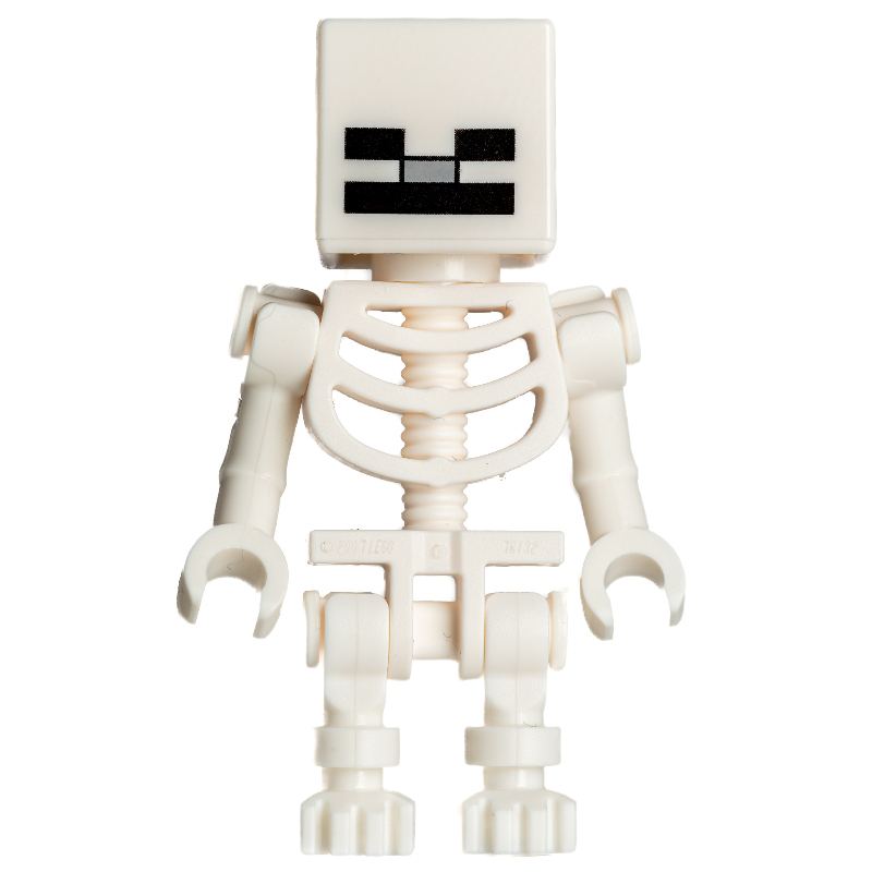 Lego Skeleton, Square Skull (78132 Torso)