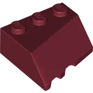 Brick Wedged, Sloped 45° 3 x 3 Right / Dark Red