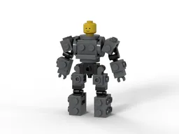 Large knight minifigure frame
