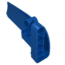 Technic Panel Fairing #17 Large Smooth, Side A / Blue