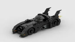 1989 Batmobile (mini-fig scale)