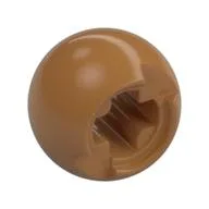 Technic Ball Joint with Through Axle Hole / Medium Nougat
