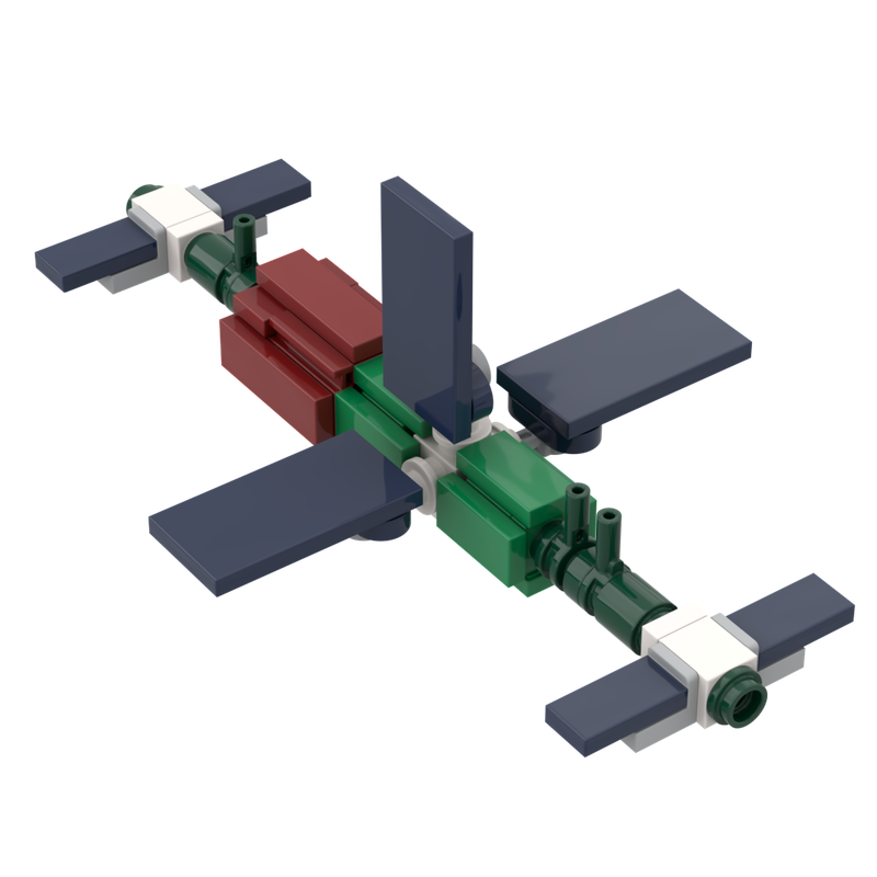 Lego Salyut 6 (1:220 scale - as ISS)