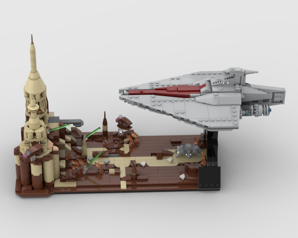 Lego Acclamator stand 2 (Geonosis battle)