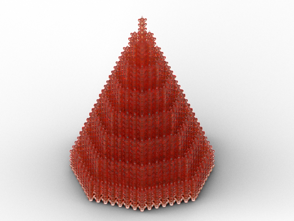 Lego Fire Crystal Tree 8-leveled