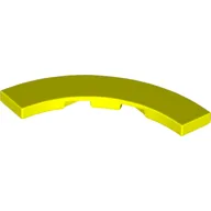 Tile 4 x 4 Curved, Macaroni / Vibrant Yellow