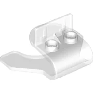 Launcher, Minifig Stand Flexible (Super Jumper) / Trans-Clear
