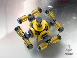 Spinning Top #40 Yellow Energy Tube Reactor