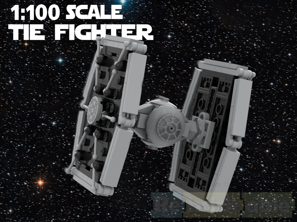 Lego 1:100 Tie/ln Starfighter (Squadron Scale)