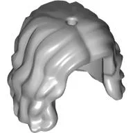 Hair Long Wavy/Curly / Light Bluish Gray