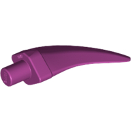 Lego Animal Body Part, Barb / Claw / Tooth / Talon / Horn, Medium / Magenta