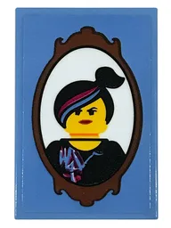 Tile 2 x 3 with Framed Lucy Picture Pattern (Sticker) - Set 70831