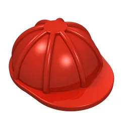 Helmet, Construction / Hard Hat / Red