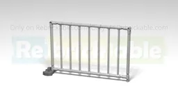 Construction site fence in 1:17