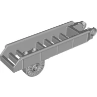 Duplo Ladder with Base Locking Ring (Fire) / Light Bluish Gray