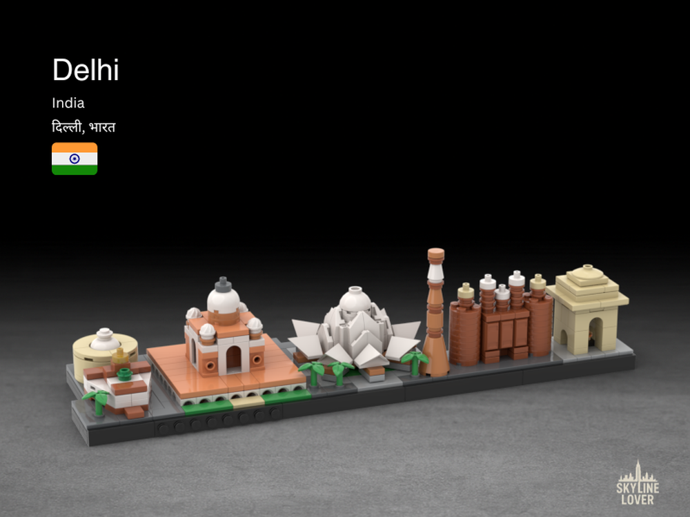 Lego Delhi Skyline