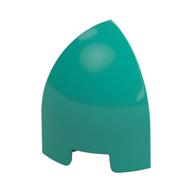 Lego Brick Round Curved 1 x 1 x 1 1/3 Quarter Dome / Dark Turquoise