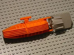 Electric, Motor with Boat Propeller and Rudder 19 x 4 x 4, 2-Blade Propeller